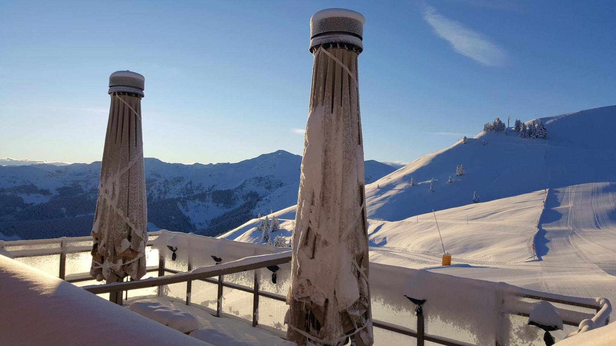 Berggasthof Schatzbergalm Thierbach Exteriér fotografie